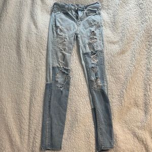 Two toned ripped Jeans